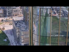 6063-T5 알루미늄 제품 에너지 절감 건축 재료를 위한 숨겨진 프레임 유리 커튼 벽