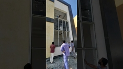 알루미늄 커튼 벽 설치,오프 할 수 있는 쌍 유리