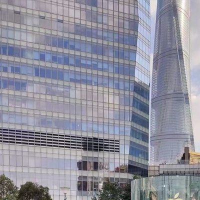 알루미늄 합금 숨겨진 프레임 커튼 벽 소리 단열 에너지 절약