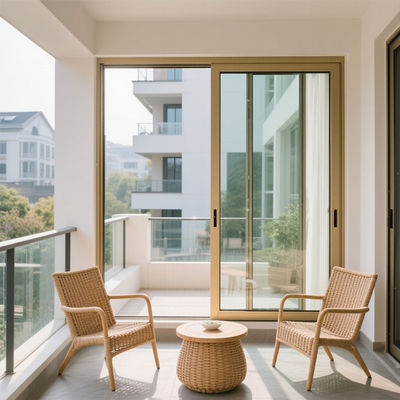 고급 알루미늄 슬라이딩 유리문 - 실내외 생활을 위한 현대적이고 에너지 효율적인 솔루션
